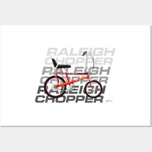 Raleigh Chopper Grey Shade Mk2 Posters and Art